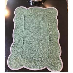 Serviettes de table et sets de table en velours de coton, garnissage 100% coton, 100% polyester, serviettes brodées pour la cuisine et la restauration. - Product Image 1