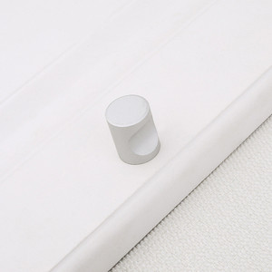 Modern Solid Aluminum Cabinet <strong>Knobs</strong> With Ergonomic Finger Notch Single Hole <strong>Pulls</strong> for Wardrobe Cupboard Doors - Product Image 1