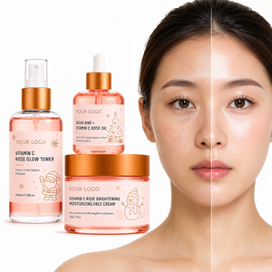 ชุดผลิตภัณฑ์บำรุงผิวหน้า K-Beauty Rose ประกอบด้วย ครีมบำรุงผิวหน้าเพื่อผิวกระจ่างใส เอสเซนส์บำรุงผิวหน้าเพื่อผิวกระชับ และโทนเนอร์เพิ่มความชุ่มชื้น 3in1 ชุดของขวัญคริสต์มาส - Product Image 6