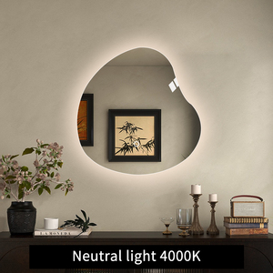 Hiện đại lớn tùy chỉnh dẫn đèn tường hình bầu dục chiếu sáng tắm gương IP44 đánh giá cho khách sạn nhà phòng tắm phòng ngủ thanh lịch đồ họa - Product Image 3