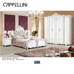 Set Perabot Modern Tempat Tidur Raja Mewah 865 # Set Kayu Sandaran Kepala Kamar Ukuran Queen Furnitur Rumah Kamar Tidur California