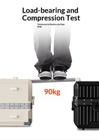 Valise en alliage à ouverture frontale grande capacité, 4 roues pivotantes, compartiment pour ordinateur portable, poignée télescopique large, serrure TSA, port de charge USB