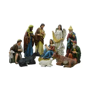 China Good Resin Craft Resin Religious Statues Polyresin Christ American Nativity Sets