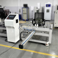 Máquina de Prueba de Durabilidad para Ruedas de Sillas de Oficina, Probador de Fatiga para Ruedas de Sillas, Máquina de Prueba de Desgaste por Rodadura para Ruedas de Sillas
