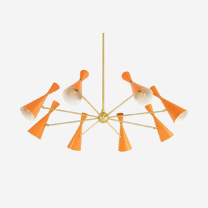 Lámpara de Techo Colgante Moderna Estilo Sputnik de Mediados de Siglo, Hierro Retro, LED Regulable, Alto CRI 95, 2 Años de Garantía, Iluminación para el Hogar - Product Image 4