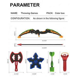 Nouveau <span class=keywords><strong>design</strong></span> durable, jeu de <span class=keywords><strong>cible</strong></span> de lancer de hache et de tir en plein air, <span class=keywords><strong>cible</strong></span> de lancer de hache en plastique pour enfants et adultes - Product Image 2