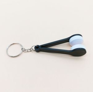 Eye Lens Brush Sunglasses Cleaning <b>Clip</b> Microfibre Glasses Cleaner With Keychain - Product Image 2