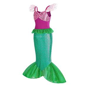 Vestido de Sirena para Niña, Diseño Personalizado, con Estampado de Animales y Flores, Tul, Dulce, Bonito, para Halloween 2026 - Product Image 2