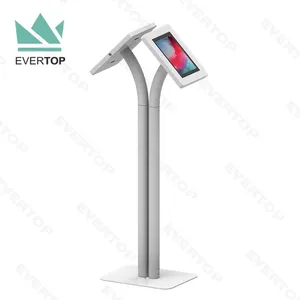 LSF01D-C Floor Portable 2-way for Samsung Display Tablet PC Kiosk Stand Universal POS PC android Touch Screen Tablet Kiosk Stand