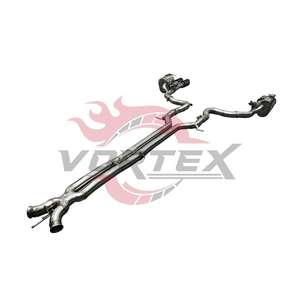 Système d'échappement Catback Valvetronic Vortex SS304 pour Porsche Panamera 971 2017-2023, silencieux poli miroir de 1,5 mm d'épaisseur - Product Image 2