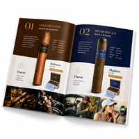 Service d'impression personnalisée d'emballages pour produits de cigares, dépliants A4 A5 A6, catalogues, cartes, brochures, livrets, étiquettes, manuels d'instructions