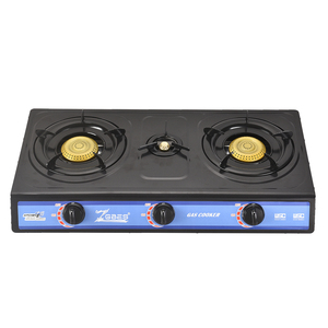 Table de cuisson à gaz manuelle en acier inoxydable à 2 brûleurs pour usage domestique - Product Image 2