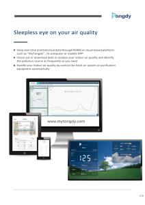Moniteur IAQ multi-capteurs BMS/Modbus IP30 PM2.5/PM10/TVOC/CO2/Temp./Humidité CO/HCHO/Lumière/Bruit, enregistreur de données mural - Product Image 3