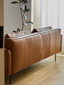 Canapé moderne <span class=keywords><strong>à</strong></span> deux places avec accoudoirs, vente directe du fabricant, meubles de salon, canapé en cuir véritable <span class=keywords><strong>pas</strong></span> <span class=keywords><strong>cher</strong></span> - Product Image 4