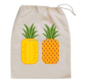 Bolsas pequeñas de algodón con cordón, bolsa con cordón 100% orgánica, bolsa retráctil con impresión personalizada - Product Image 1
