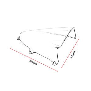 XXUN แผ่นกันลมรถมอเตอร์ไซค์,ที่กันลมสำหรับ Suzuki <span class=keywords><strong>GSXR1000</strong></span> GSXR 1000 GSX-R 1000 2017 2018 <span class=keywords><strong>2019</strong></span> - Product Image 6