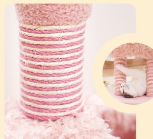 Joysing Cartoon Modern <strong>Pet</strong> Furniture Flamingo Design Cats' <strong>Favorite</strong> Sisal Scratches Grinding <strong>Toys</strong> Cat Climbing Trees <strong>Pet</strong> Beds - Product Image 5