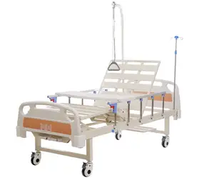 factory wholesale hospital furniture Two function manual hospital bed 2 section