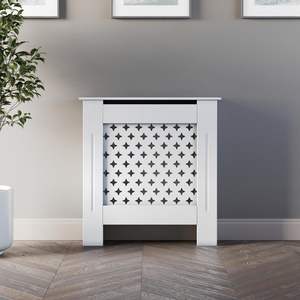 Cubierta de radiador de muebles para el hogar de estilo europeo, cubierta de radiador lacada pequeña, gabinete de radiador E1 MDF - Product Image 3