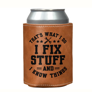 Diseño de regalo para el Día del Padre: Funda para botella de Coca-Cola, funda aislante, bolsa para bebidas en lata de 330 ml, funda para botella de cerveza, cuero - Product Image 3