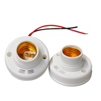 Hungso E27 Led ampoule support rond raccord prise interrupteur E27 Base suspension lampe prise pour la maison