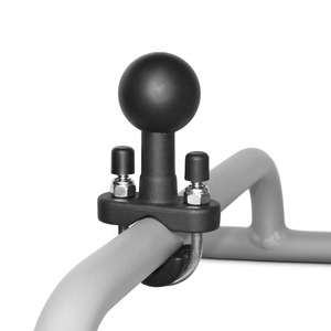 VINmounts U-Bolt Mount <b>Bracket</b> with 1.5" Ball Head for 13-31mm Pipe Diameter Black Metal and <b>Plastic</b> Handlebar Clamp - Product Image 5