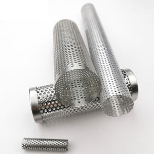 Punzonatura in acciaio inossidabile tubo filtro a foro tondo silenziatore tubo di punzonatura tubo filtro di scarico - Product Image 5