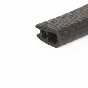 Linh hoạt PVC cao su U kênh Pinch Hàn cạnh <span class=keywords><strong>TRIM</strong></span> niêm phong Dải với tấm kim loại - Product Image 3
