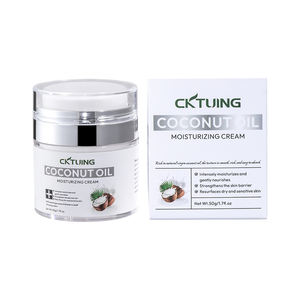 Crema Suavizante para el Cuidado de la Piel con Ácido Hialurónico y Colágeno, Crema Facial Hidratante con Aceite de Coco Orgánico para Manos y Pies - Product Image 1