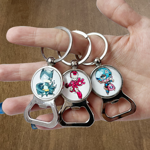 Cute Cartoon Anime Metal Alloy Keychains Metal Keychain Custom Logo Size Soft Enamel Hard Enamel Keychains