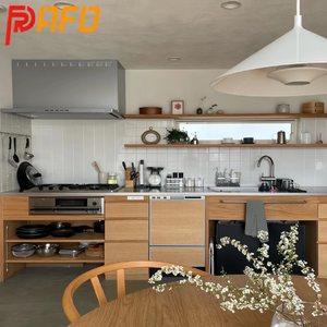 Muebles de Cocina con Encimera de Madera Profesional Personalizada, Estilo Moderno, Grifo Automático con Bisagra para <span class=keywords><strong>Isla</strong></span>, Uso en <span class=keywords><strong>Apartamentos</strong></span> - Product Image 5