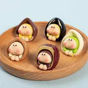 Creativo Micro paisaje escritorio Micro paisaje <span class=keywords><strong>Cub</strong></span> DIY joyería lindo melón semilla colgante tridimensional dibujos animados Navidad - Product Image 6