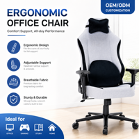 Chaise de jeu ergonomique pliable haut de gamme, pivotante et rotative, avec logo personnalisé, en tissu, pour salle de jeu - Vente en gros