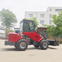 China 4WD Gelenkiger Frontlader DY1150 Kompaktes Design Kleiner Teleskoplader