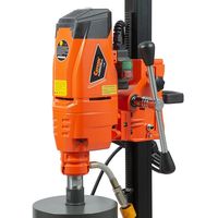 CAYKEN Perceuse à noyau diamanté immergée dans l'huile de 250 mm avec moteur puissant pour béton, option support et vitesse variable