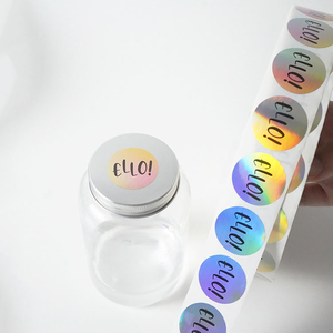 Logotipo personalizado <span class=keywords><strong>de</strong></span> alta calidad, vinilo autoadhesivo, etiqueta <span class=keywords><strong>de</strong></span> holograma impermeable, pegatinas holográficas <span class=keywords><strong>de</strong></span> arcoíris, protección <span class=keywords><strong>de</strong></span> <span class=keywords><strong>seguridad</strong></span> RF - Product Image 6