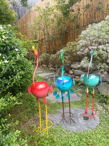 <span class=keywords><strong>Flamant</strong></span> rose, paon, pot de fleurs, animal de jardin, pièce décorative - Product Image 3