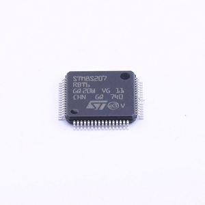 Microcontrolador STM8S de 8 bits, CISC, 128 KB de memoria Flash, 3.3V/5V, 64 pines, LQFP, en bandeja - Bandejas STM8S207RBT6 - Product Image 1