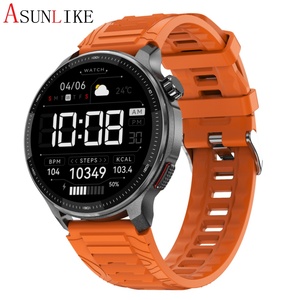 นาฬิกาสมาร์ทวอทช์ GPS ขายดีสำหรับผู้ชาย ออกกำลังกายกลางแจ้ง Relogios Inteligentes หน้าจอ AMOLED 1.43 นิ้ว กันน้ำ 3ATM - Product Image 1