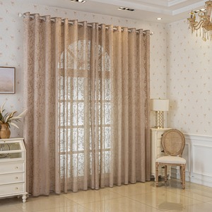 Rideaux Transparents Jacquard Blancs à Motifs de Branches, Design Européen Moderne, Rideaux Décoratifs pour Salon - Product Image 5