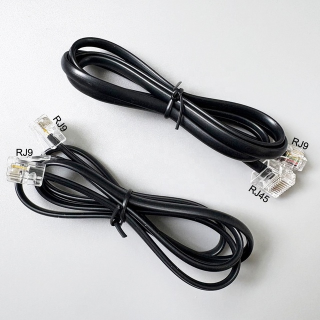 RJ9 RJ45 Telephone Interface Cable for Jabra Sennheiser Plantronics Office Call Center Modular Audio Cable