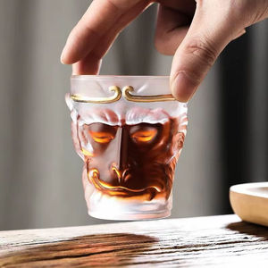 Gran vaso de cristal Sage Wukong, taza maestra de té de Kung Fu para degustación de té, taza creativa individual para el hogar de Phnom Penh - Product Image 1