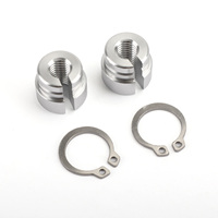 Kit de manchons de câble d'accélérateur en aluminium billette JXSS059 pour réparation et remplacement moteur BMW E30 E28 E39 E36 M20 M30 M50 S14 M60