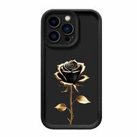 Coques de Téléphone Portable de Luxe Anti-choc à Motifs Floraux pour iPhone 17 Air 16 15 Plus Pro Max 14 13 12 11 X XR – Housse de Protection Arrière Anti-chute
