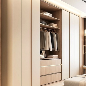 Armario Modular de Madera Maciza Moderno y Duradero, Gabinete de Almacenamiento Multifuncional de Gran Capacidad, Diseño Ecológico para Dormitorio u Hotel - Product Image 4