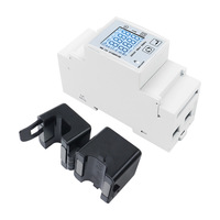 TAIYE TAC2100CT 230V RS485 Output Pulsa/Modbus Layar Digital Kelas Akurasi 1.0 1000imp/kWh Pemasangan Rel Din Meter Fasa Tunggal