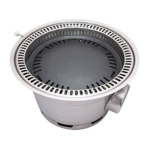 <span class=keywords><strong>Barbecue</strong></span> au charbon de bois portable en acier inoxydable PINNOVO, <span class=keywords><strong>barbecue</strong></span> hybride au charbon de bois commercial pour l'extérieur, sortie d'air inférieure, <span class=keywords><strong>barbecue</strong></span> au charbon de bois - Product Image 1