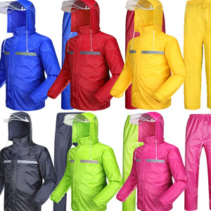 Traje Impermeable <span class=keywords><strong>DELIA</strong></span> XL con Logotipo, Chaqueta y Pantalones Separados, Protección Total, Reflectante, para Senderismo, Motociclismo/Vehículo Eléctrico, Tela Oxford - Product Image 1