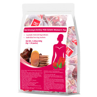 Conçu spécifiquement pour les femmes, extrait de gélatine de peau d'âne au ginseng rouge, thé pour l'équilibre hormonal féminin
