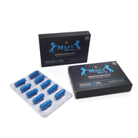 Complément alimentaire pour la vitalité masculine, personnalisé par OEM, à base d'herbes naturelles, capsule bleue pour hommes, produit de santé